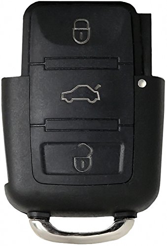 Liamgate Carcasa de repuesto para llave de VW con 3 botones.