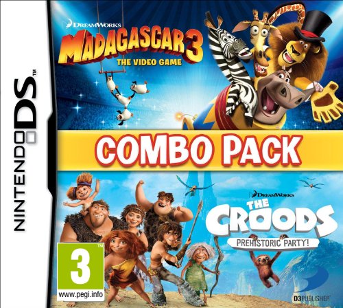 Madagascar 3 & The Croods: Fiesta Prehistórica - Combo Pack