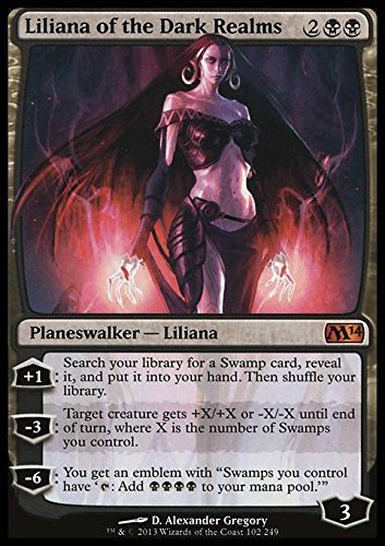 Magic: the Gathering - Liliana of the Dark Realms (102/249) - Magic 2014 by Magic: the Gathering