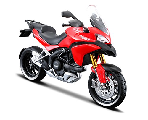 Maisto 531188 Ducati Multistrada 1200 MY '10 - Moto Miniatura (Escala 1:12), Colores Surtidos