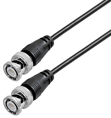 MANAX® Cable de vídeo extra fino BNC macho - BNC macho 1,0 m 75 ohmios