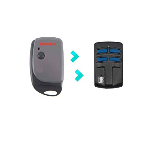 Mando de Garaje Universal HR MULTI 2 compatible ROPER NER 1DCS, ROPER NER 2DCS y ROPER NEO Mando de Garaje Universal HR MULTI 2 compatible ROPER NER 1DCS, ROPER NER 2DCS y ROPER NEO