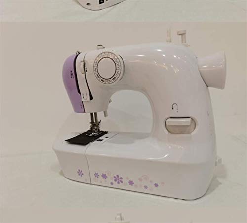 Máquina de coser, con luz nocturna y mesa extensible, con luz nocturna, portátil y práctica, adecuada para principiantes y amantes de las máquinas de coser de costura para principiantes. Jialele Máquina de coser, con luz nocturna y mesa extensible, con luz nocturna, portátil y práctica, adecuada para principiantes y amantes de las máquinas de coser de costura para principiantes. Jialele