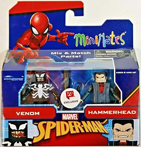 Marvel Minimates Spider-Man Villains Venom and Hammerhead Figures Walgreens Exclusive