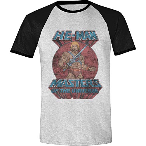 Masters Of The Universe: He-Man Pose Raglan Multicolor (T-Shirt Unisex Tg. L)