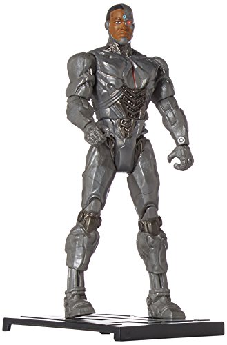 Mattel DC Comics Justice League Cyborg Logo Plate 6 Inch Figura De Acción