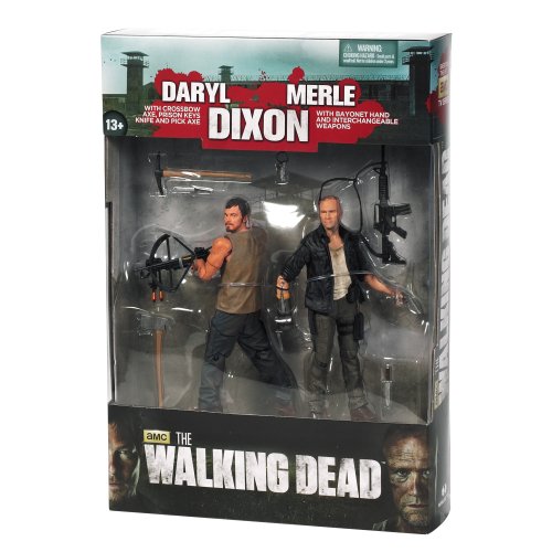 Mc Farlane - Figurine - The walking Dead - Série TV Pack Daryl et Merle Dixon serie 4 - 0787926144994