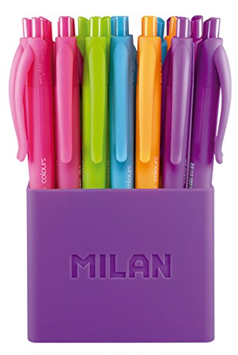 Milan P1-Touch - Bolígrafos engomados de color (24 unidades)