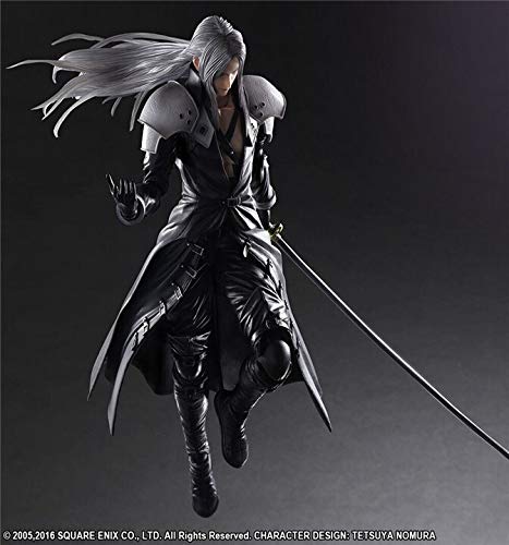 MIRECLE Anime Final Fantasy Sephiroth Decoración Movible Modelo 28 cm