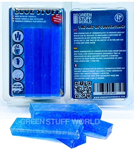 Moldes Blue Stuff (4 barritas) - Crea moldes y Reutiliza - Mejorado Instant Mold