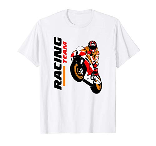 Motocicleta de carreras - Motociclista Camiseta