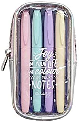 Mr. Wonderful Highlighter Set to Make Your Notes Shine, Multicolor, Talla única