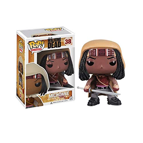 MXXT Funko Pop Television : The Walking Dead - Michonne 3.75inch Vinyl Gift for Zombies Television Fans Chibi
