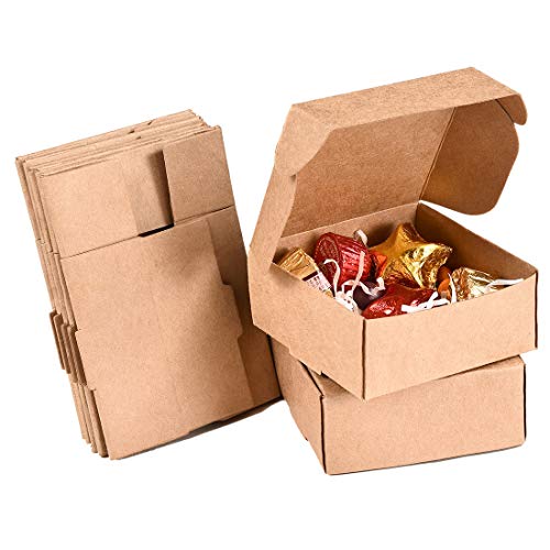 Nati - Caja de cartón para regalo (50 unidades, para jabón, joyas, pequeños dulces, caja de regalo, para bodas, cumpleaños, fiestas, M)