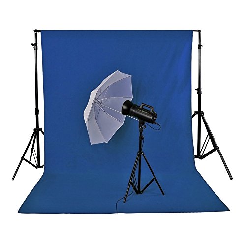 Neewer ® - Fondo para estudio fotográfico, vídeo y televisión, 100% muselina pura (10x12 pies / 3x3.6 m), color azul