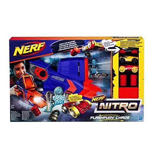Nerf Nitro C0788 Flashfury Chaos + 3  samochody Hasbro
