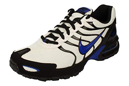 Nike Air MAX Torch 4 Hombre Running Trainers CW7026 Sneakers Zapatos (UK 8 US 9 EU 42.5, White Hyper Blue Black 100)