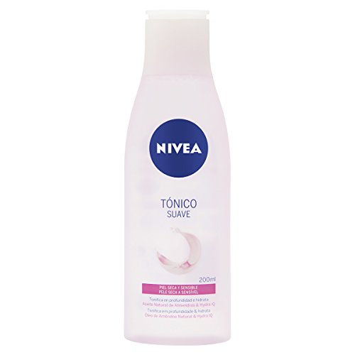 NIVEA - Tónico facial suave, piel seca y sensible, cara y rostro, 200 ml