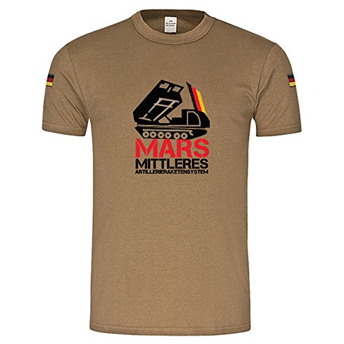 noorsk – Braga Artillería Misiles Sistema Mars Original Trope Camiseta Camisa tropicales isaf KSK Bundeswehr Camiseta de camisa arena X-Large