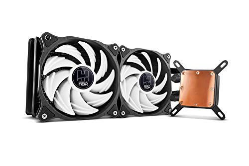 Nox Hummer H-240CL -NXHUMMERH240CL- Refrigeración líquida, compatible con Intel&AMD, ventilador 120mm PMW, radiador doble con base de aluminio, bomba con base de cobre, color negro Nox Hummer H-240CL -NXHUMMERH240CL- Refrigeración líquida, compatible con Intel&AMD, ventilador 120mm PMW, radiador doble con base de aluminio, bomba con base de cobre, color negro