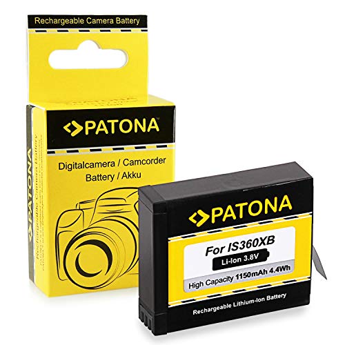 PATONA Bateria 1150 mAh Compatible con Insta360 One X Action CAM, de Calidad Probada y fiable