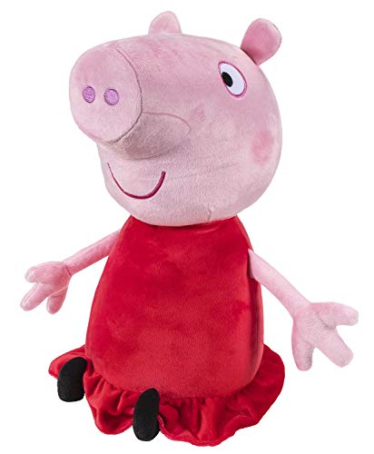 Peppa Pig PEP0726 - Peluche de Peppa Deluxe de Aprox. 55 cm, Figura de Peluche para Dormir, Peluche para Jugar, Original para niños a Partir de 24 Meses