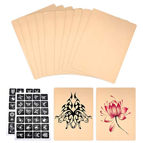 Piel de Práctica deTatuaje en Blanco Práctica profesional para Principiantes y Artistas del Tatuaje Piel de Tatuaje-15CM * 20CM * 1MM Piel de Práctica deTatuaje en Blanco Práctica profesional para Principiantes y Artistas del Tatuaje Piel de Tatuaje-15CM * 20CM * 1MM