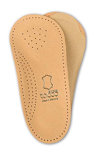 Plantillas Ortopédicas Fabricadas en Alemania, 3/4 de Longitud, Cuero de Calidad, Inserciones para Botas con Soporte para El Arco, Almohadilla Metatarsal y para El Talón, Tacco Nova (37 EUR) Plantillas Ortopédicas Fabricadas en Alemania, 3/4 de Longitud, Cuero de Calidad, Inserciones para Botas con Soporte para El Arco, Almohadilla Metatarsal y para El Talón, Tacco Nova (37 EUR)