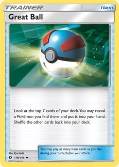 Pokemon Card Great Ball 119/149