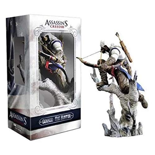 POOO Assassin'S Creed 3 Series, Figura de Connor, Adornos de muñecas Modelo, muñecas Que rodean el Juego