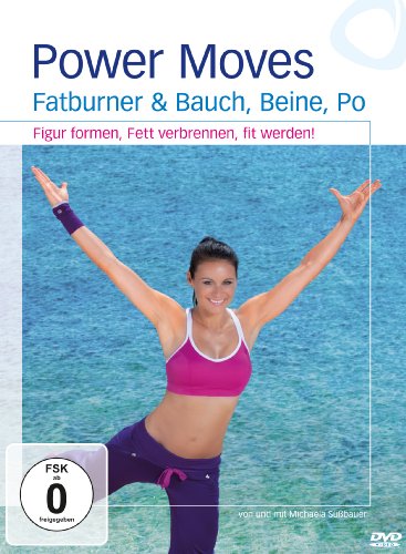 Power Moves - Fatburner & Bauch, Beine, Po - Figur formen, Fett verbrennen, fit werden! [Alemania] [DVD]