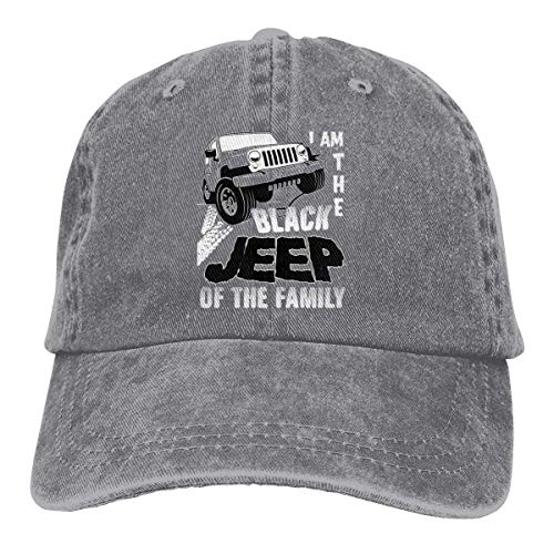 Presock Gorras De Béisbol I Am The Black Jeep of The Family Cowboy Caps Unisex Trucker Baseball Hat