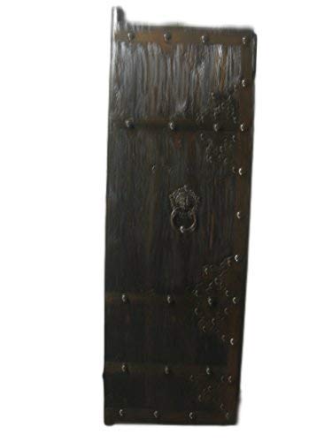 Puerta medieval antiguo derecho de puertas de madera maciza puerta corredera clavados Breite70 cm x Höhe200cm