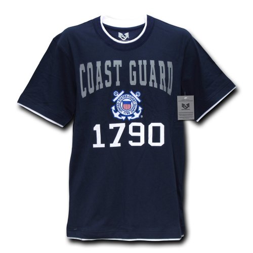Rapiddominance - Camiseta de Doble Capa para Guardacostas, Hombre, S16-CST-NVY-04, Azul Marino, Extra-Large