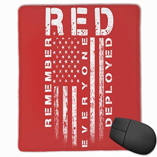 Recuerde Que Todo el Mundo desplegó un rectángulo de Goma Antideslizante Mousepad Accesorios de computadora 18 x 22 CM