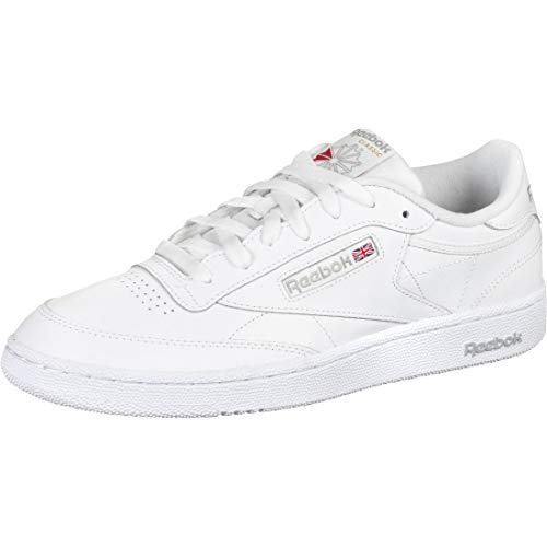Reebok Club C 85, Sneaker Hombre, Intense White/Sheer Grey, 42 EU