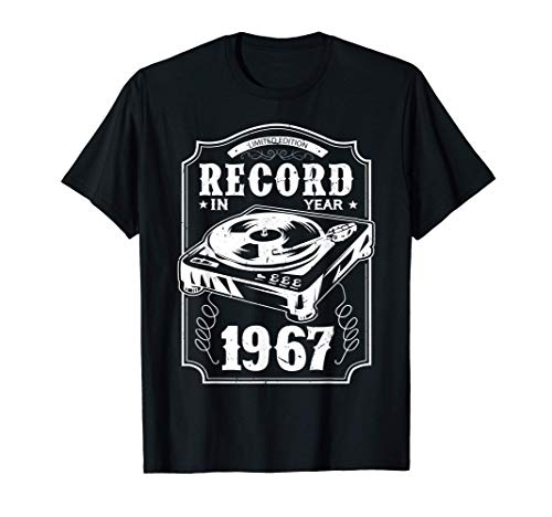 Regalo para el vinilo antiguo de 53 años 1967 53 cumpleaños Camiseta