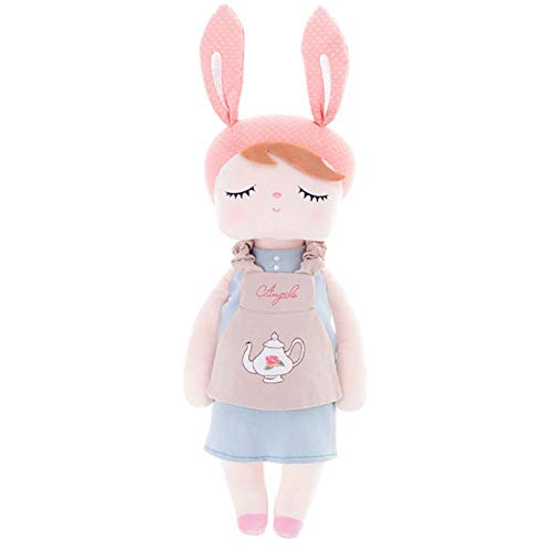 Ritapreaty Animales de peluche conejo, muñecas blandas vintage Angela, peluche, juguete de conejo, estilo retro, muñeca rellena, cristal suave, terciopelo, socio para dormir de bebé, 40 cm (A) Ritapreaty Animales de peluche conejo, muñecas blandas vintage Angela, peluche, juguete de conejo, estilo retro, muñeca rellena, cristal suave, terciopelo, socio para dormir de bebé, 40 cm (A)