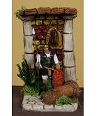 ROSSI ROSA Rossirosa 84484 Pastor Romano con lanza de terracota, 8 cm Movimiento