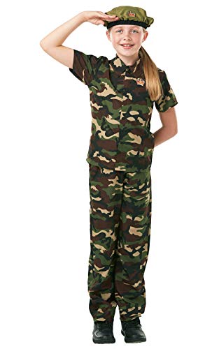 Rubie's 640205 - Disfraz oficial de soldado británico para niños de 9 a 10 años, multicolor (talla XL) , color/modelo surtido