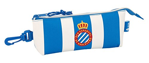 Safta Estuche grande R.C.D. Espanyol Oficial Triangular Ovalado 200x50x85mm