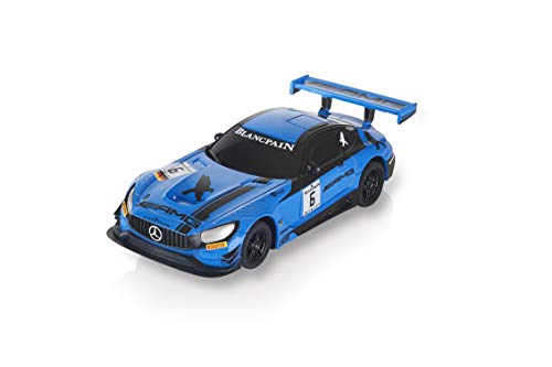 Scalextric-Mercedes AMG GT3 BLANCPAIN #6" Coche Pista, Color Azul (Scale Competiton Xtreme 1)