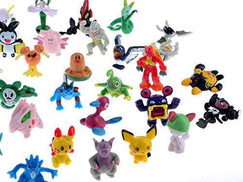 Seguryy - Juego de 72 Figuras de Pokemon (2-3 Cm) (Stylea)