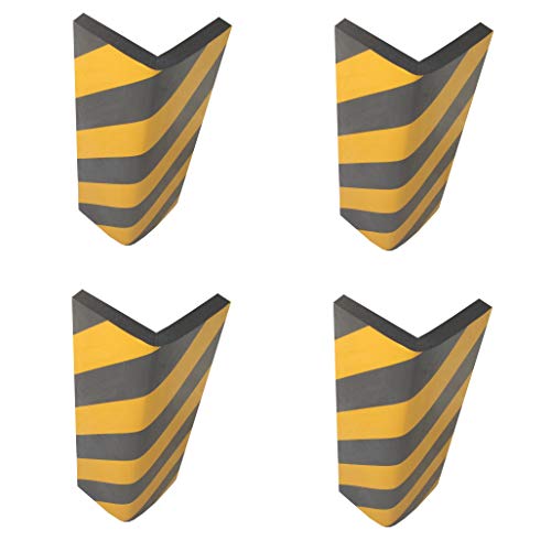 SNS SAFETY LTD Protector de Esquina Adhesivo, en Espuma Goma, para la Protección de las Columnas de Garaje y Aparcamientos, 44x25x2 cm, Negro Amarillo (4 piezas) SNS SAFETY LTD Protector de Esquina Adhesivo, en Espuma Goma, para la Protección de las Columnas de Garaje y Aparcamientos, 44x25x2 cm, Negro Amarillo (4 piezas)