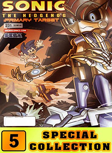 Sonic Hedgehog Special: Collection 5 Comic Cartoon Graphic Novels Adventure Of Sonic For Children (English Edition)