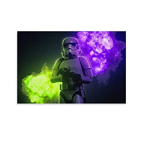 SSKJTC Póster de la película Imperial Stormtrooper de Star Wars para decoración de la sala de estar (30 x 45 cm)