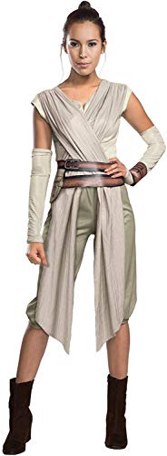 Star Wars Rubie's Force Awakens Deluxe Rey Disfraz de mujer grande, (EE.UU. 14 - 16), BUST 40 - 42 pulgadas, cintura 35 - 98 pulgadas, INSEAM 80 pulgadas