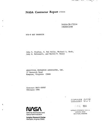 STS-9 BET products (English Edition)