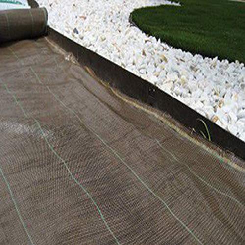 Suinga MALLA ANTIHIERBAS marrón 1,25 x 10 m, 105 gr/m2. Evita la presencia de malas hierbas en la superficie del suelo