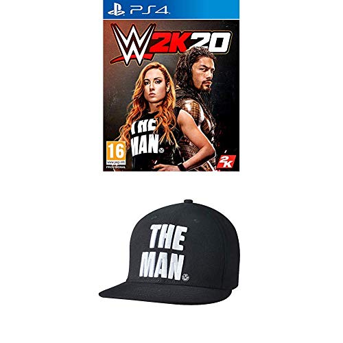 Take Two Interactive Spain WWE 2k20 PlayStation 4 + The Man Snapback Hat